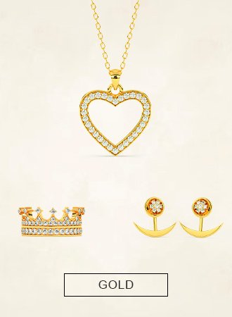 18kt Gold Plated Silver Collection