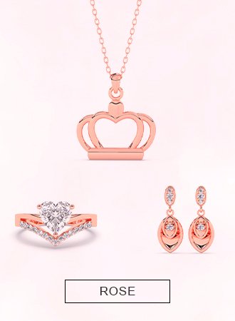 Rose Gold Plated Silver Collection