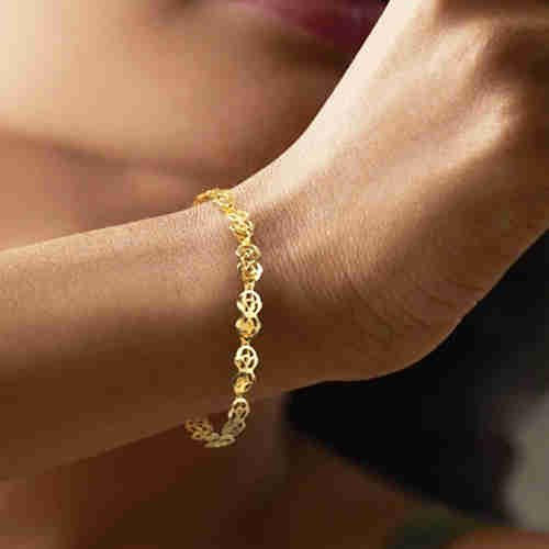22Kt Gold Bracelet With Hallmarked